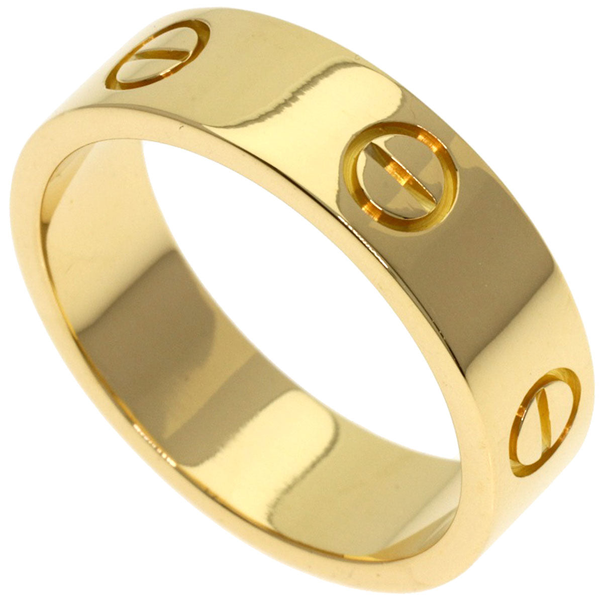 CARTIER love ring #58 Ring K18 Yellow Gold Ladies [Used]