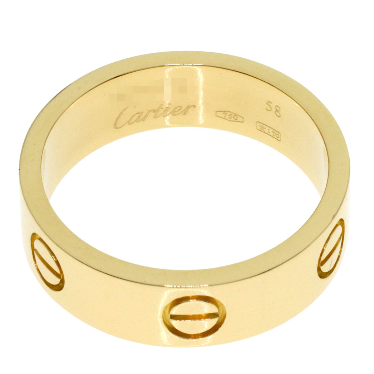 CARTIER love ring #58 Ring K18 Yellow Gold Ladies [Used]