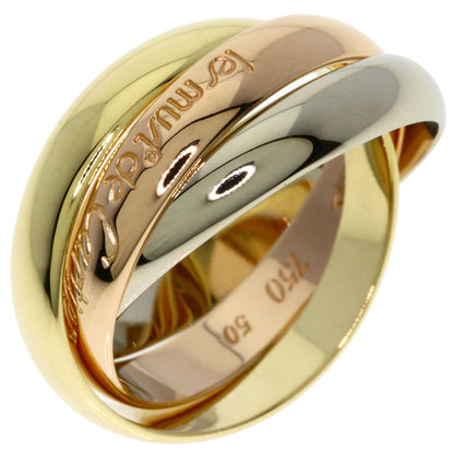 CARTIER Trinity #50 Ring K18 Pink Gold 18K Yellow GoldLadies [Used]