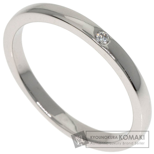 CARTIER Wedding 1P Diamond Ring Platinum PT950 Ladies [Used]