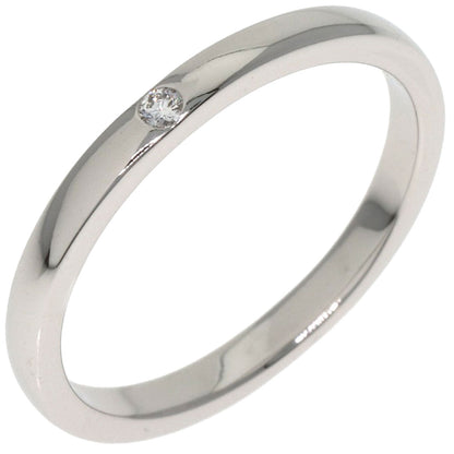 CARTIER Wedding 1P Diamond Ring Platinum PT950 Ladies [Used]