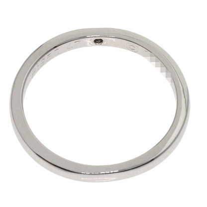 CARTIER Wedding 1P Diamond Ring Platinum PT950 Ladies [Used]