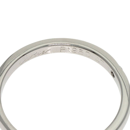 CARTIER Wedding 1P Diamond Ring Platinum PT950 Ladies [Used]