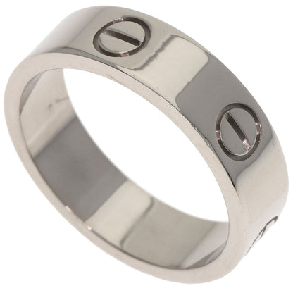 CARTIER love ring #56 Ring K18 White Gold Ladies [Used]
