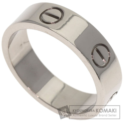 CARTIER love ring #56 Ring K18 White Gold Ladies [Used]