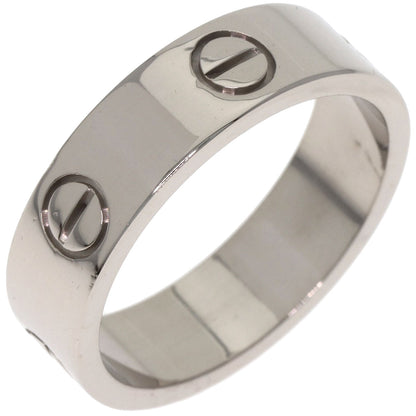 CARTIER love ring #56 Ring K18 White Gold Ladies [Used]