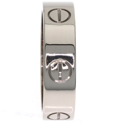 CARTIER love ring #56 Ring K18 White Gold Ladies [Used]