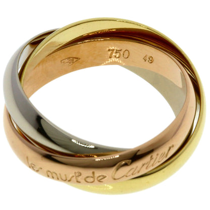 CARTIER Trinity #49 Ring K18 Yellow Gold K18 White GoldLadies [Used]