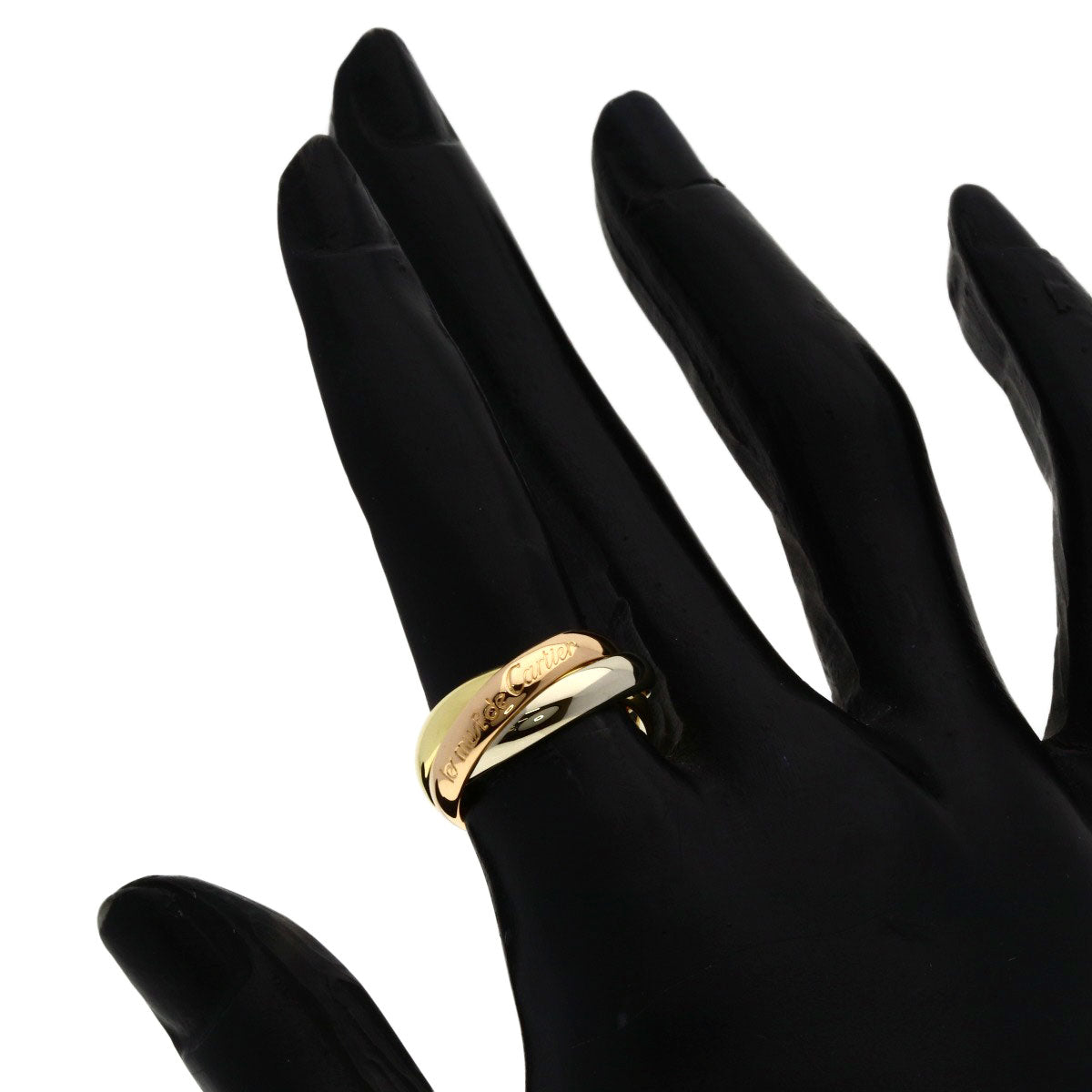 CARTIER Trinity #49 Ring K18 Yellow Gold K18 White GoldLadies [Used]