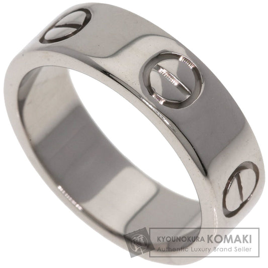 CARTIER love ring #48 Ring K18 White Gold Ladies [Used]