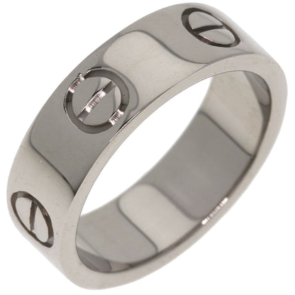 CARTIER love ring #48 Ring K18 White Gold Ladies [Used]