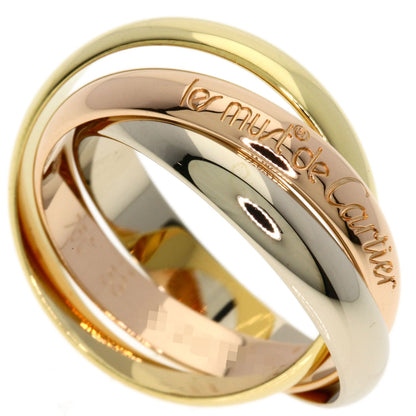 CARTIER Trinity #53 Ring K18 Yellow Gold 18K Pink GoldLadies [Used]