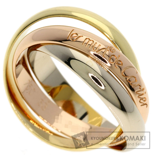 CARTIER Trinity #53 Ring K18 Yellow Gold 18K Pink GoldLadies [Used]
