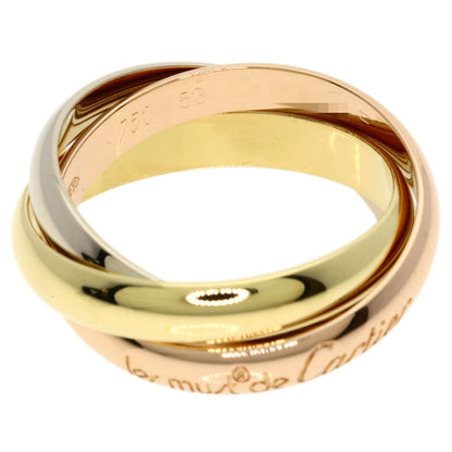 CARTIER Trinity #53 Ring K18 Yellow Gold 18K Pink GoldLadies [Used]