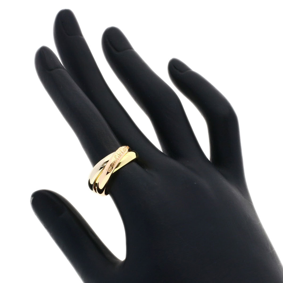 CARTIER Trinity #53 Ring K18 Yellow Gold 18K Pink GoldLadies [Used]