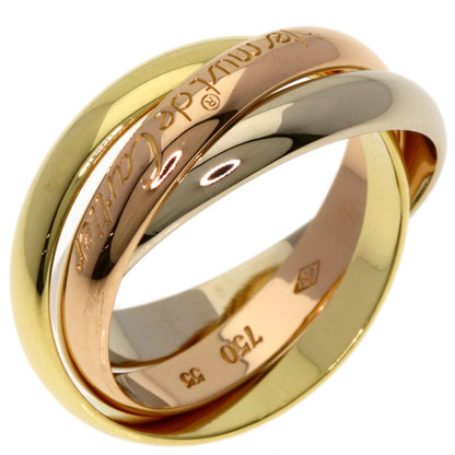 CARTIER Trinity #55 Ring K18 Yellow Gold K18 White GoldLadies [Used]