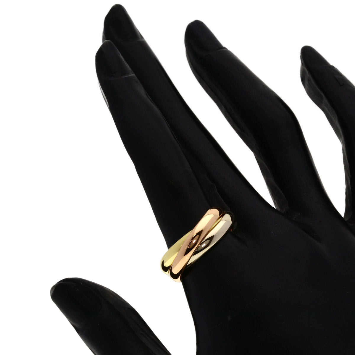 CARTIER Trinity #55 Ring K18 Yellow Gold K18 White GoldLadies [Used]
