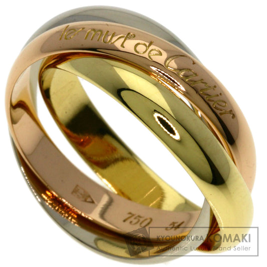 CARTIER Trinity #54 Ring K18 Yellow Gold K18 White GoldLadies [Used]