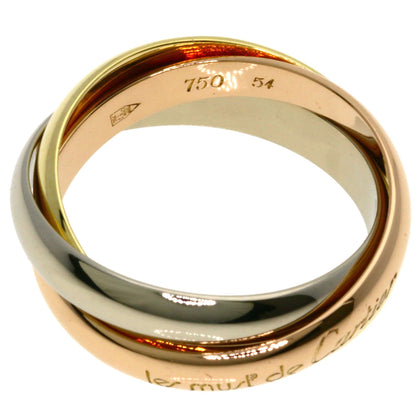 CARTIER Trinity #54 Ring K18 Yellow Gold K18 White GoldLadies [Used]
