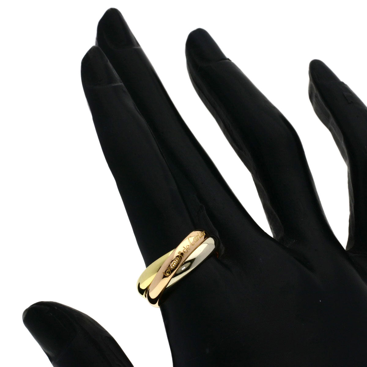 CARTIER Trinity #54 Ring K18 Yellow Gold K18 White GoldLadies [Used]