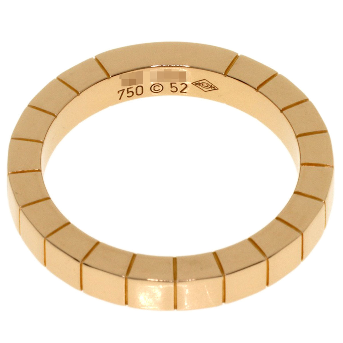 CARTIER Laniere # 52 Ring K18 Pink Gold Ladies [Used]