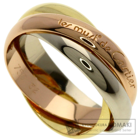 CARTIER Trinity #52 Ring K18 Yellow Gold K18 White GoldLadies [Used]