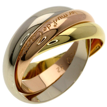 CARTIER Trinity #52 Ring K18 Yellow Gold K18 White GoldLadies [Used]