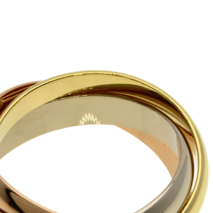CARTIER Trinity #52 Ring K18 Yellow Gold K18 White GoldLadies [Used]