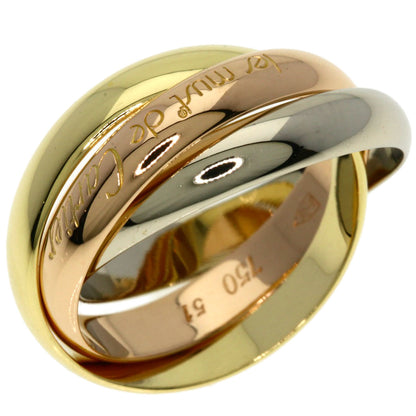 CARTIER Trinity #51 Ring K18 Yellow Gold K18 White GoldLadies [Used]