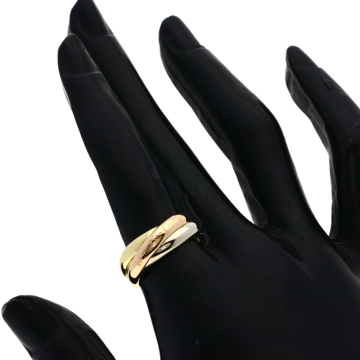 CARTIER Trinity #51 Ring K18 Yellow Gold K18 White GoldLadies [Used]