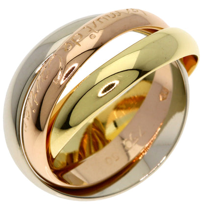 CARTIER Trinity #50 Ring K18 Yellow Gold 18K Pink GoldLadies [Used]