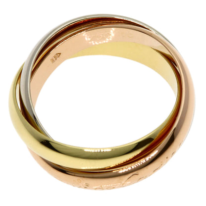 CARTIER Trinity #50 Ring K18 Yellow Gold 18K Pink GoldLadies [Used]