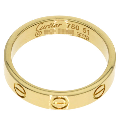 CARTIER love ring #51 Ring K18 Yellow Gold Ladies [Used]
