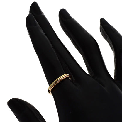 CARTIER Three colors # 52 Ring K18 Yellow Gold K18 White GoldLadies [Used]