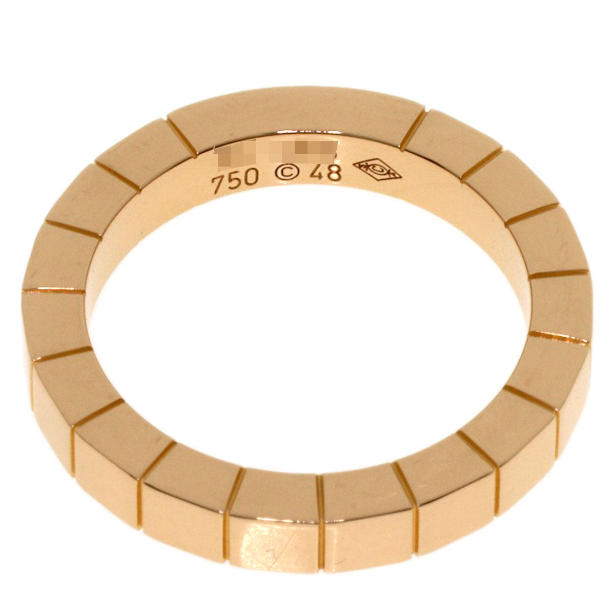 CARTIER Laniere # 48 Ring K18 Pink Gold Ladies [Used]