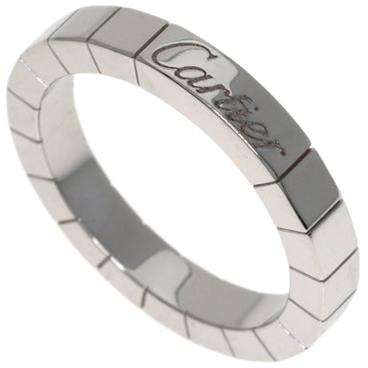 CARTIER Laniere # 49 Ring K18 White Gold Ladies [Used]
