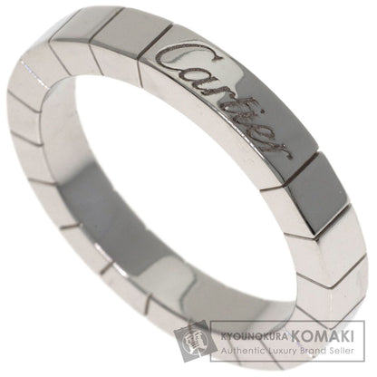 CARTIER Laniere # 49 Ring K18 White Gold Ladies [Used]