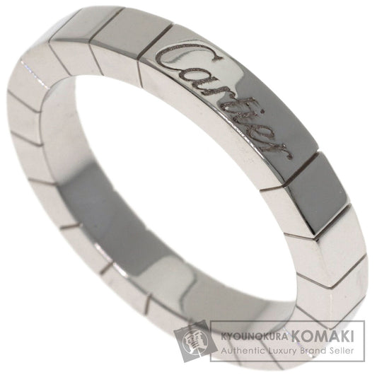 CARTIER Laniere # 49 Ring K18 White Gold Ladies [Used]