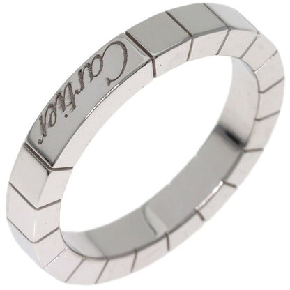 CARTIER Laniere # 49 Ring K18 White Gold Ladies [Used]