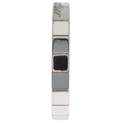 CARTIER Laniere # 49 Ring K18 White Gold Ladies [Used]
