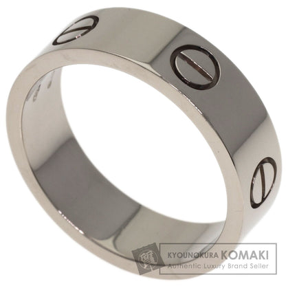 CARTIER love ring #58 Ring K18 White Gold Ladies [Used]