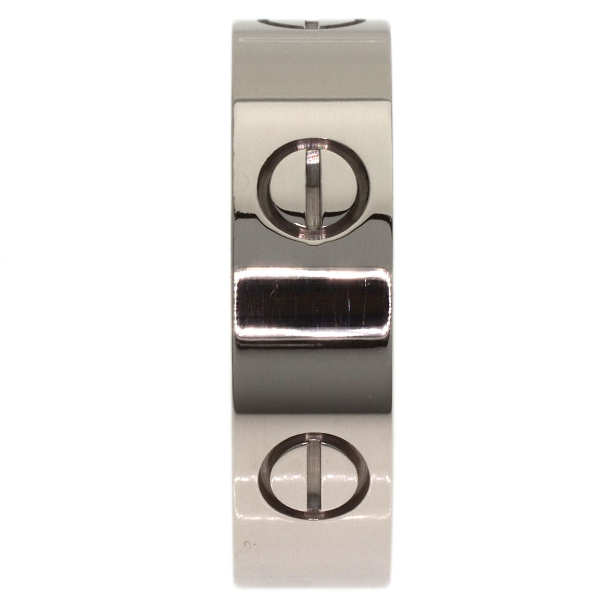 CARTIER love ring #58 Ring K18 White Gold Ladies [Used]