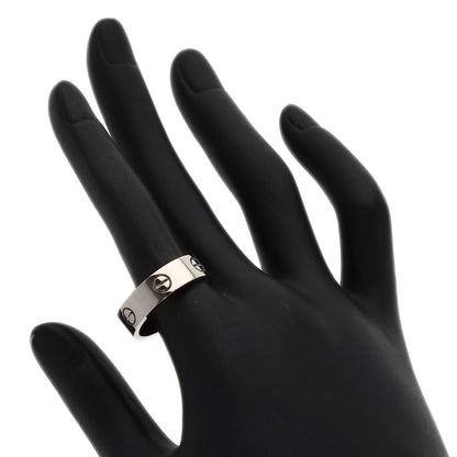 CARTIER love ring #58 Ring K18 White Gold Ladies [Used]
