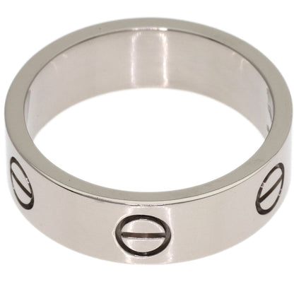 CARTIER love ring #58 Ring K18 White Gold Ladies [Used]