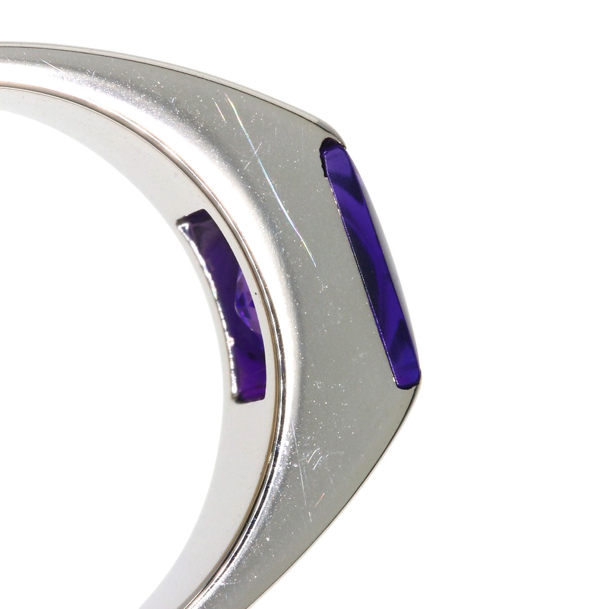 CARTIER Tank ring #58 Ring K18 White Gold Ladies [Used]