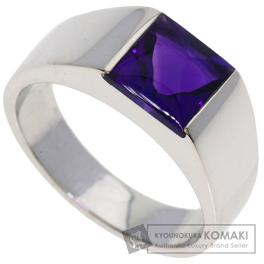 CARTIER Tank ring #58 Ring K18 White Gold Ladies [Used]
