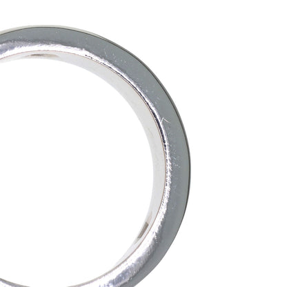 CARTIER love ring half diamond # 49 Ring K18 White Gold Ladies [Used]