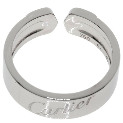 CARTIER C2 Ring 2007 Christmas Limited Edition #54 Ring K18 White Gold Ladies [Used]