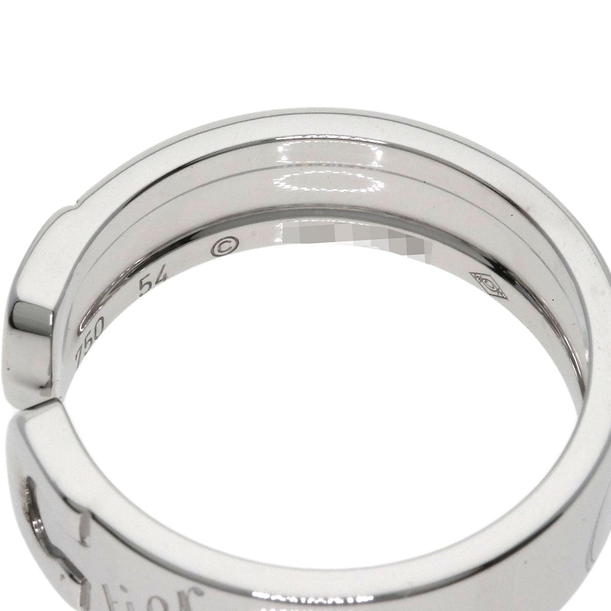 CARTIER C2 Ring 2007 Christmas Limited Edition #54 Ring K18 White Gold Ladies [Used]