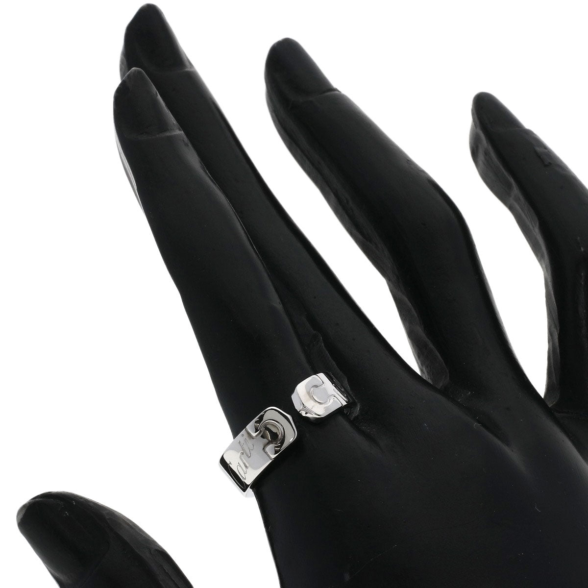 CARTIER C2 Ring 2007 Christmas Limited Edition #54 Ring K18 White Gold Ladies [Used]